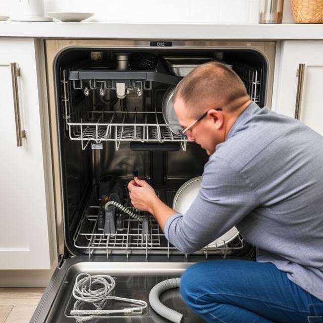 Dishwasher leak repair in 77316